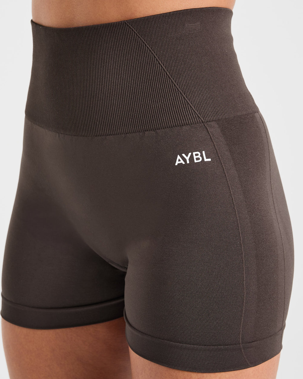 Empower Seamless Shorts - Cocoa Marron