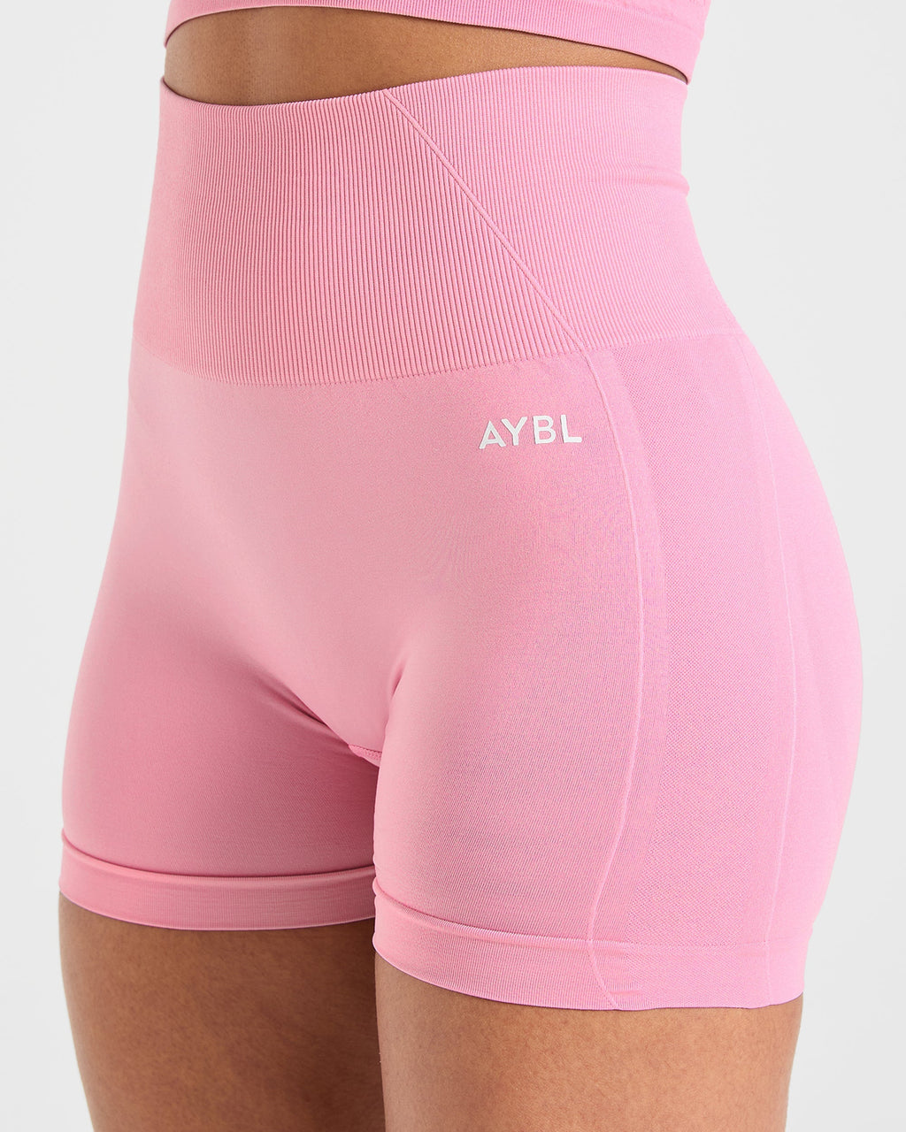 Empower Seamless Shorts - Baby Rose