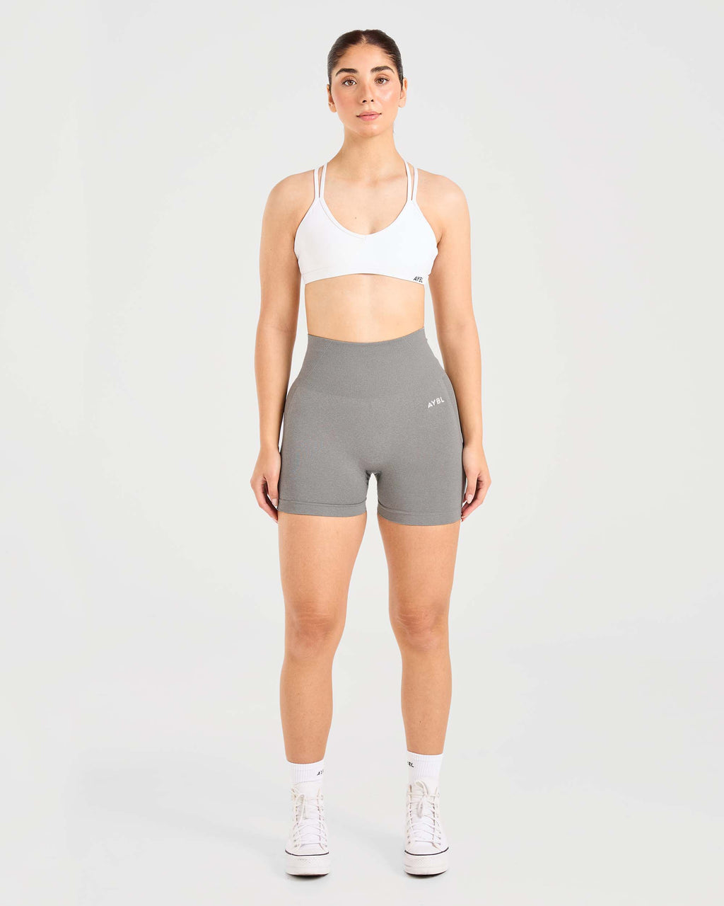 Essential Strappy Sports Bra - Blanc