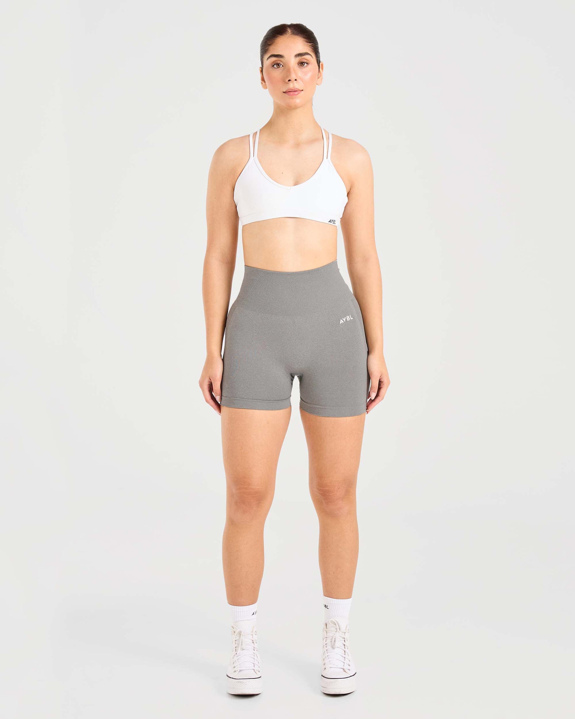 Essential Strappy Sports Bra - Blanc