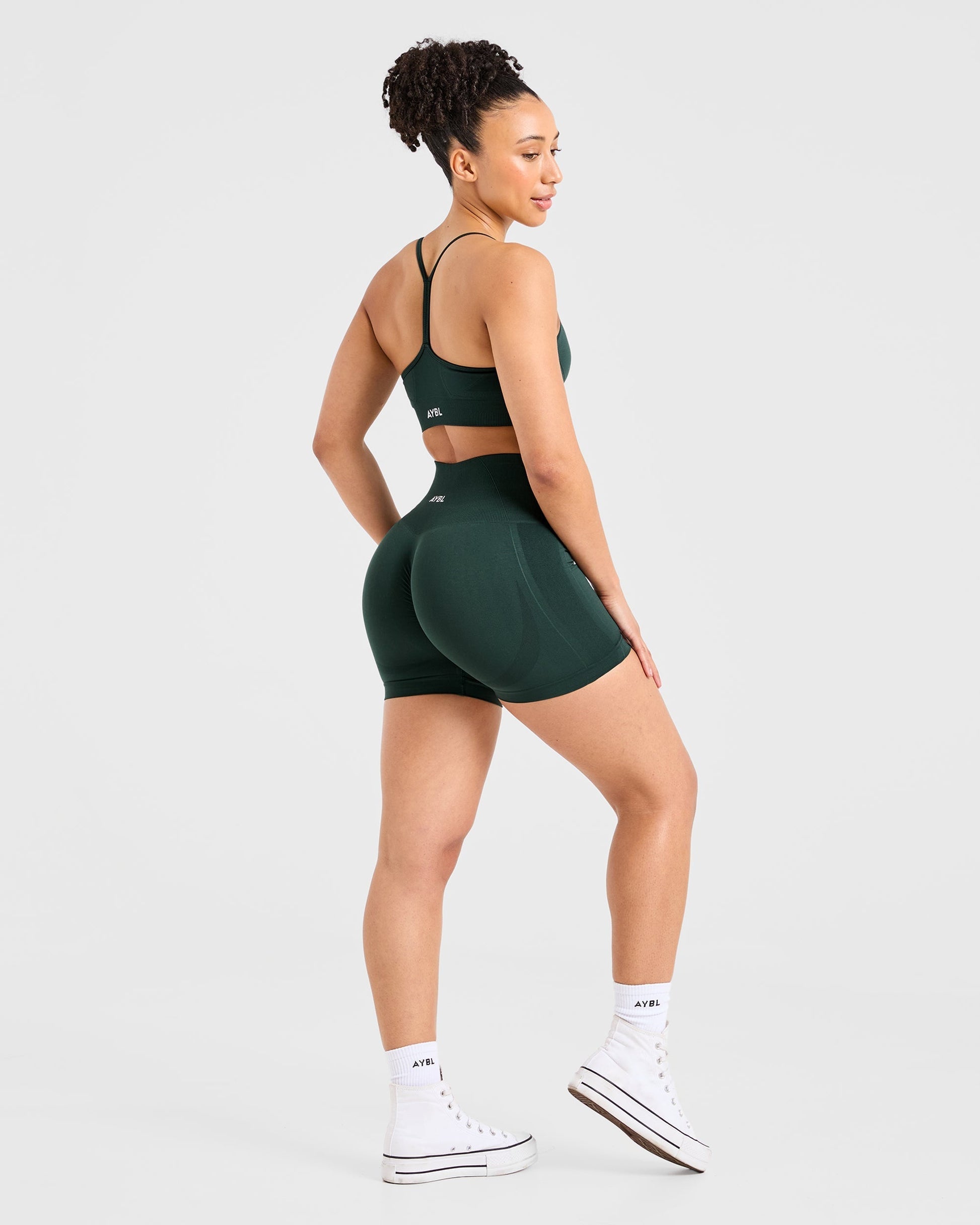 Empower Seamless Shorts - Dark Vert