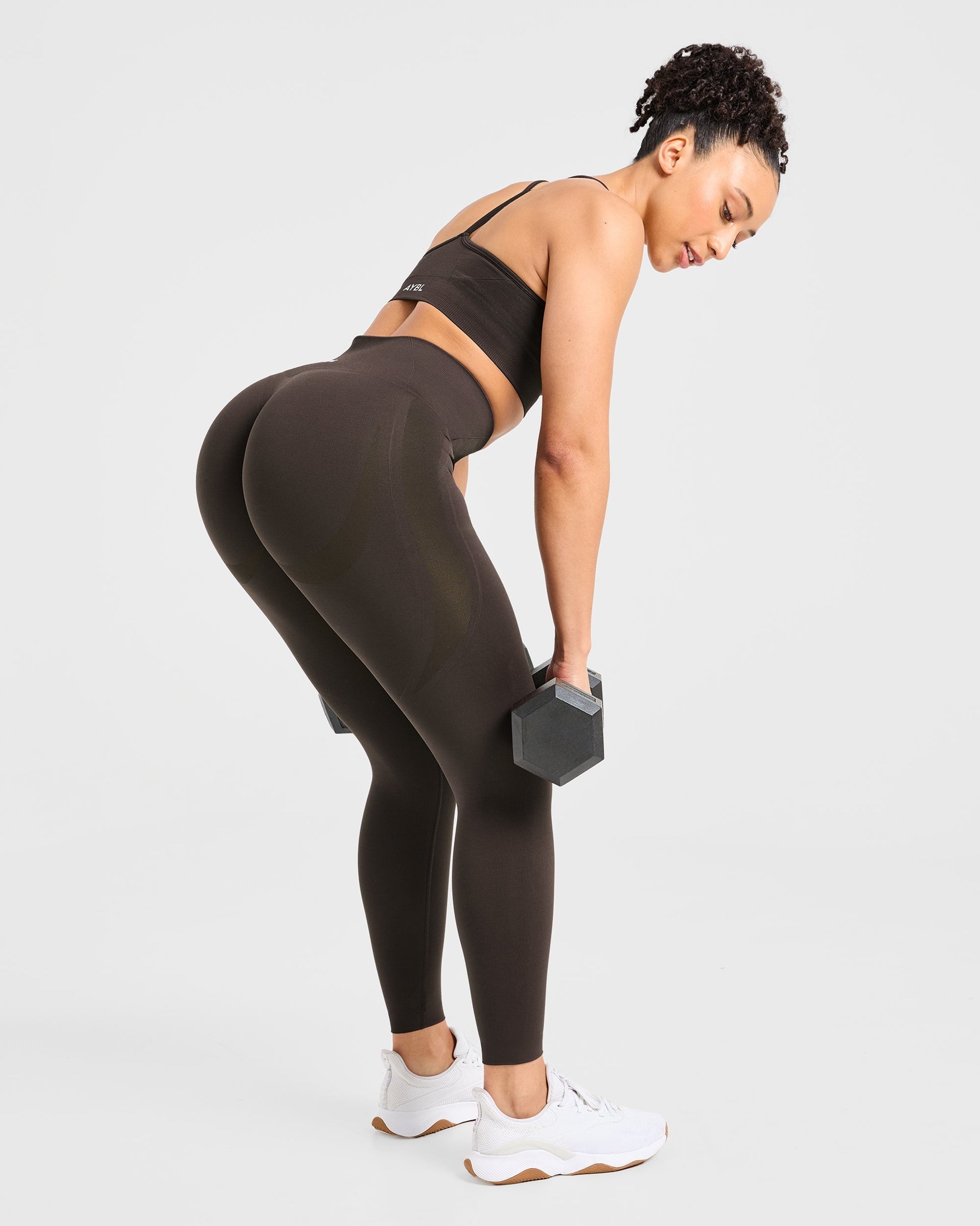Empower Seamless Leggings - Cocoa Marron