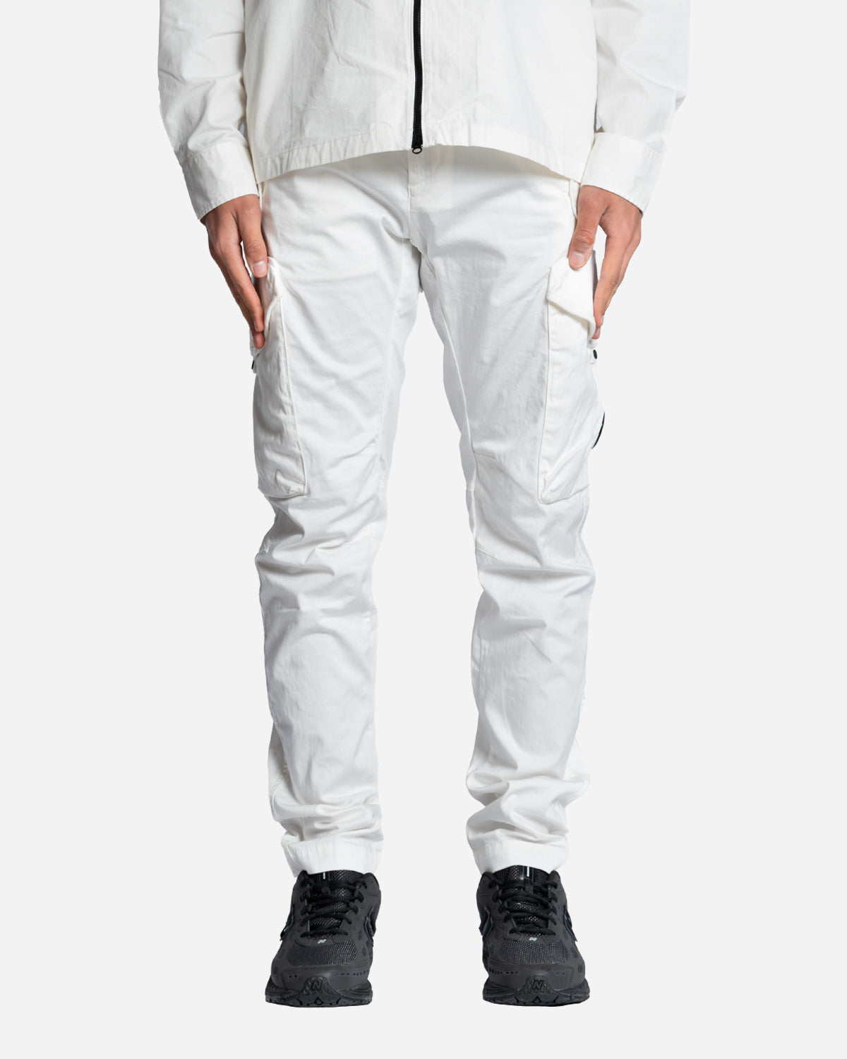 Sateen Stretch Cargo Lens Pants