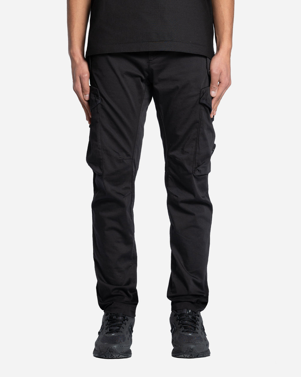 Sateen Stretch Cargo Lens Pants