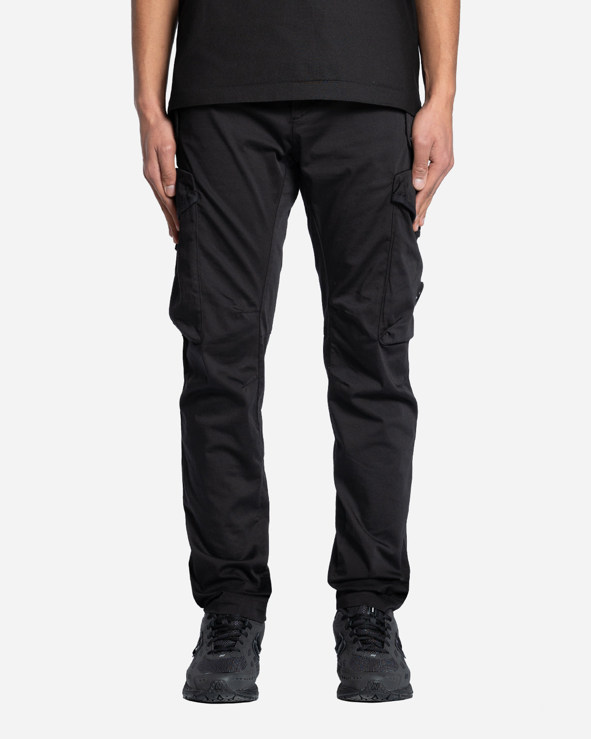 Sateen Stretch Cargo Lens Pants