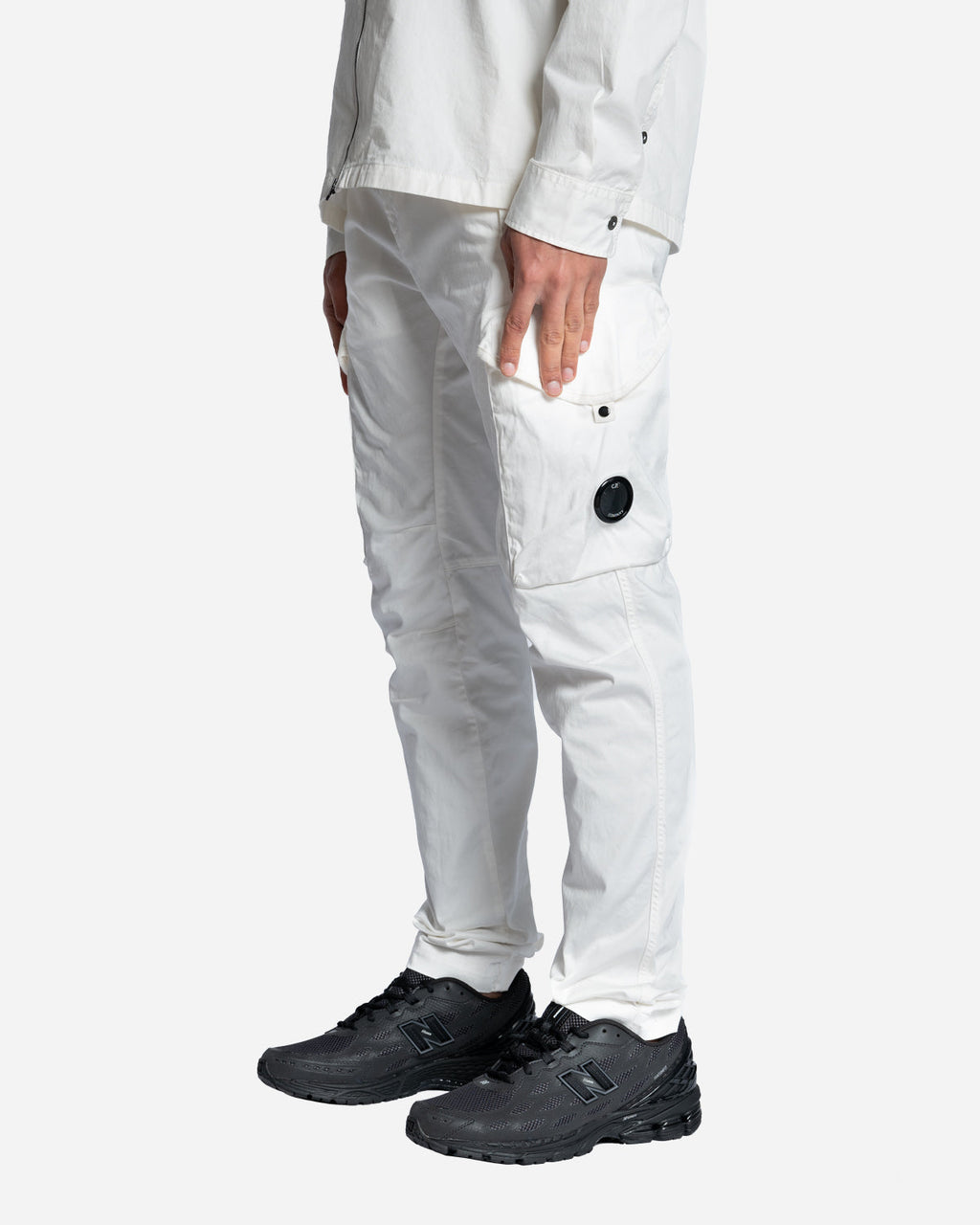 Sateen Stretch Cargo Lens Pants