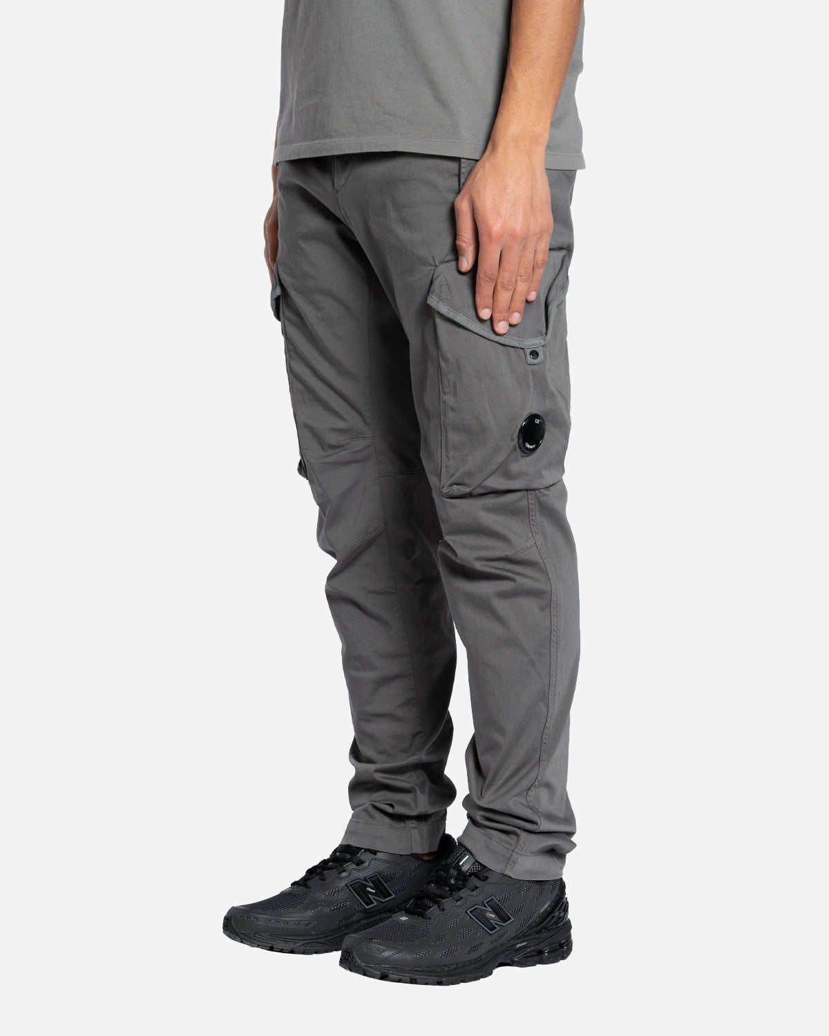 Sateen Stretch Cargo Lens Pants