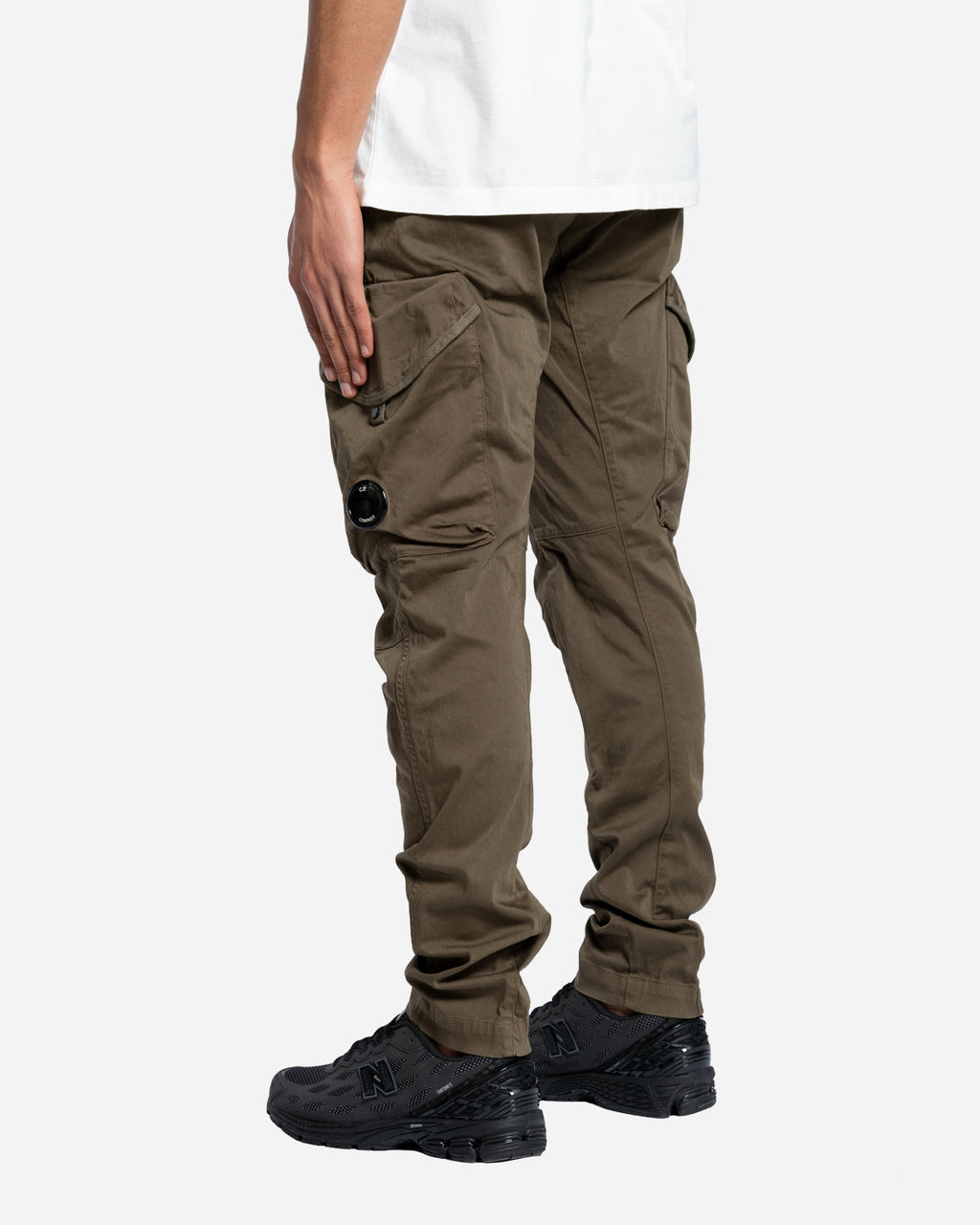 Sateen Stretch Cargo Lens Pants