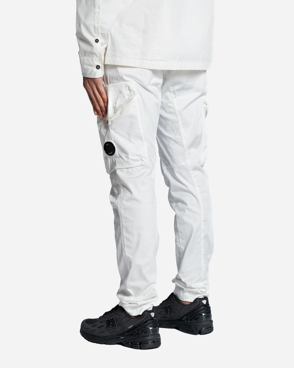 Sateen Stretch Cargo Lens Pants