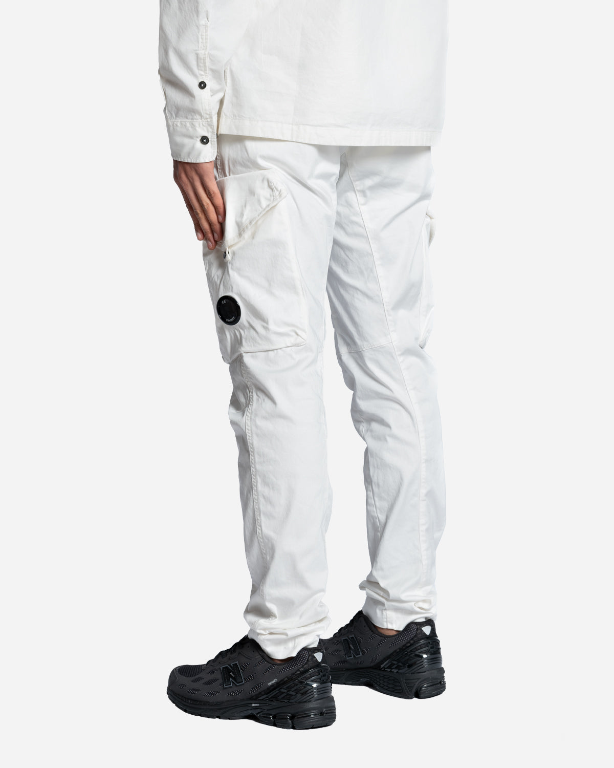 Sateen Stretch Cargo Lens Pants