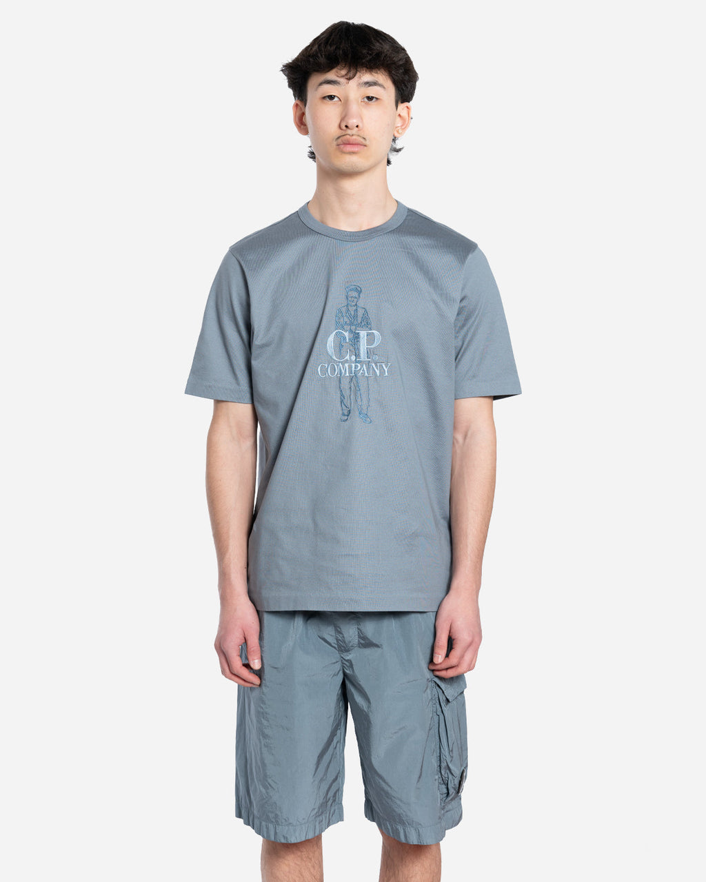 Mercerized Jersey Twisted British Sailor T-Shirt