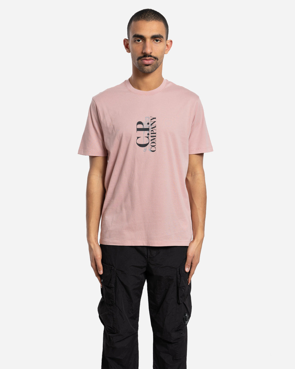 30/1 Jersey Vertical Logo T-Shirt