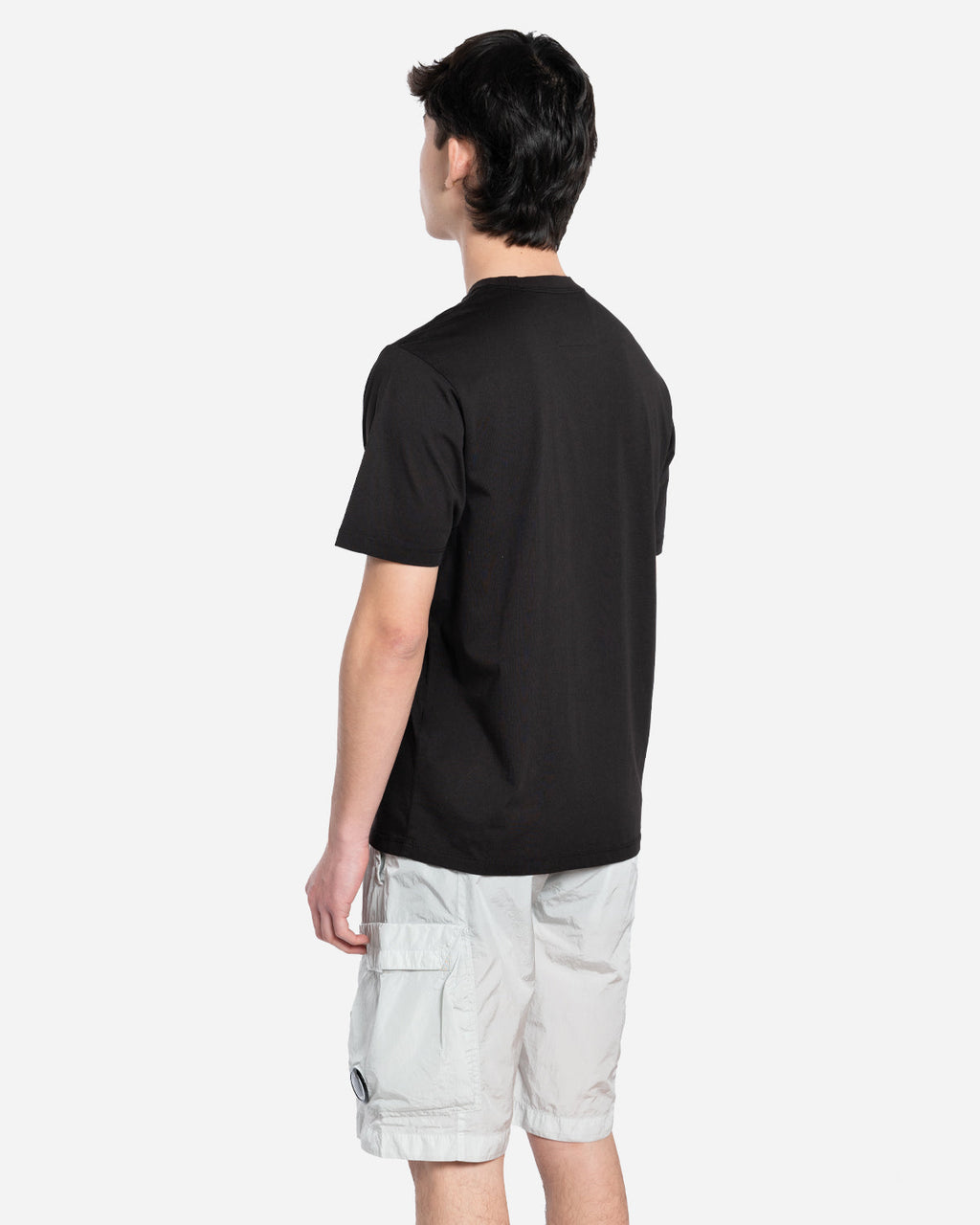 30/1 Jersey Vertical Logo T-Shirt