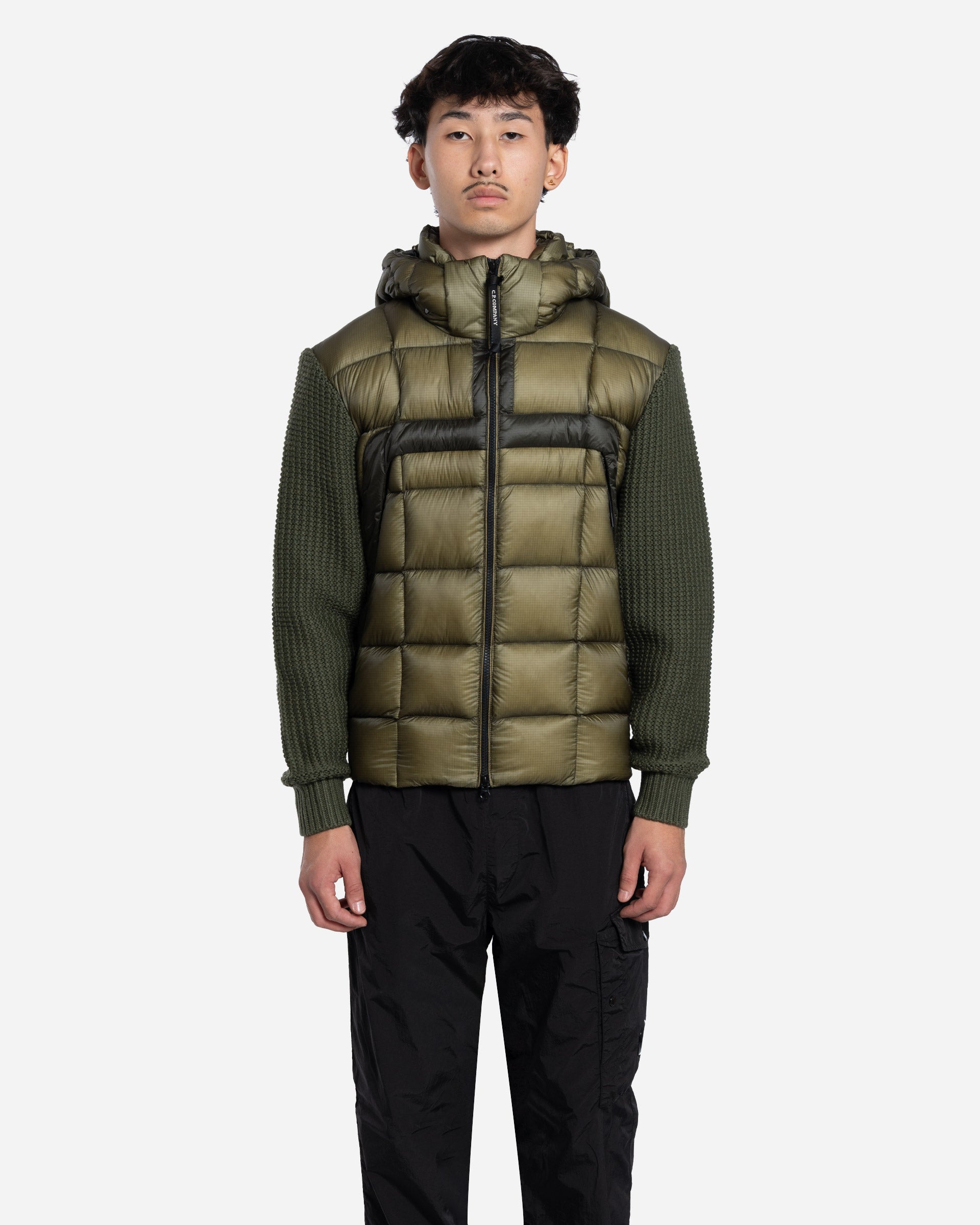 Veste Bi-Matière à Capuche