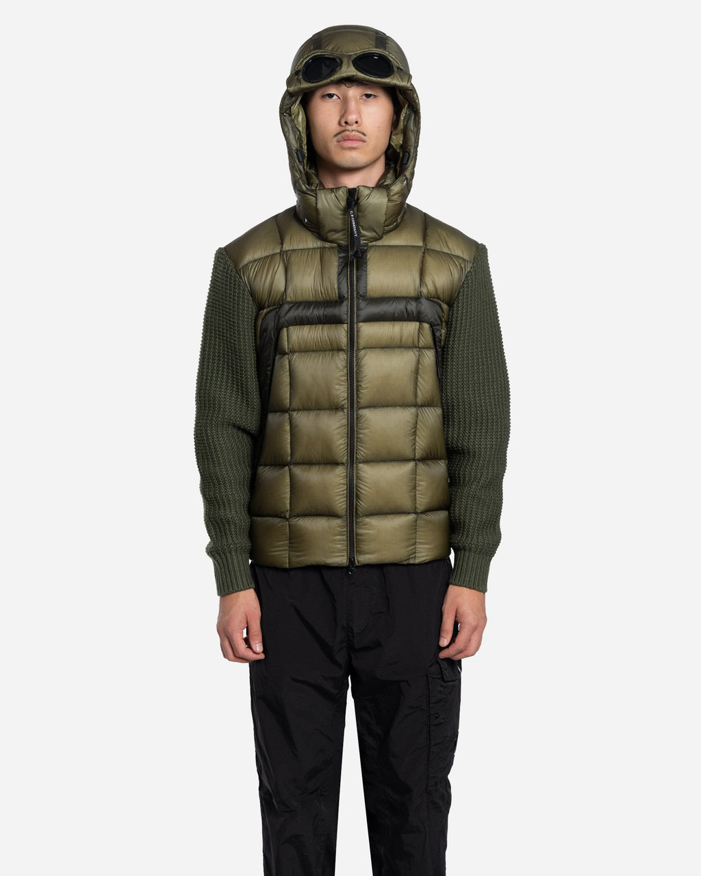 Veste Bi-Matière à Capuche