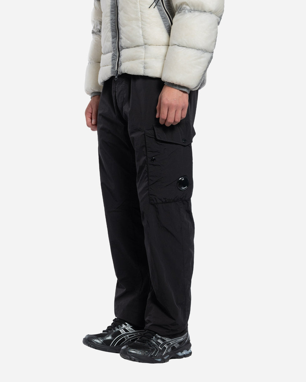 Pantalon Cargo en Chrome-R