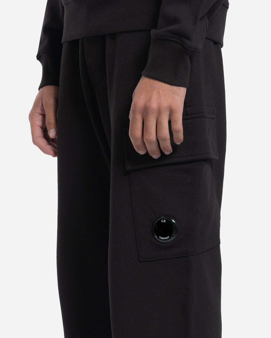 Pantalon de Survêtement Cargo Large en Molleton