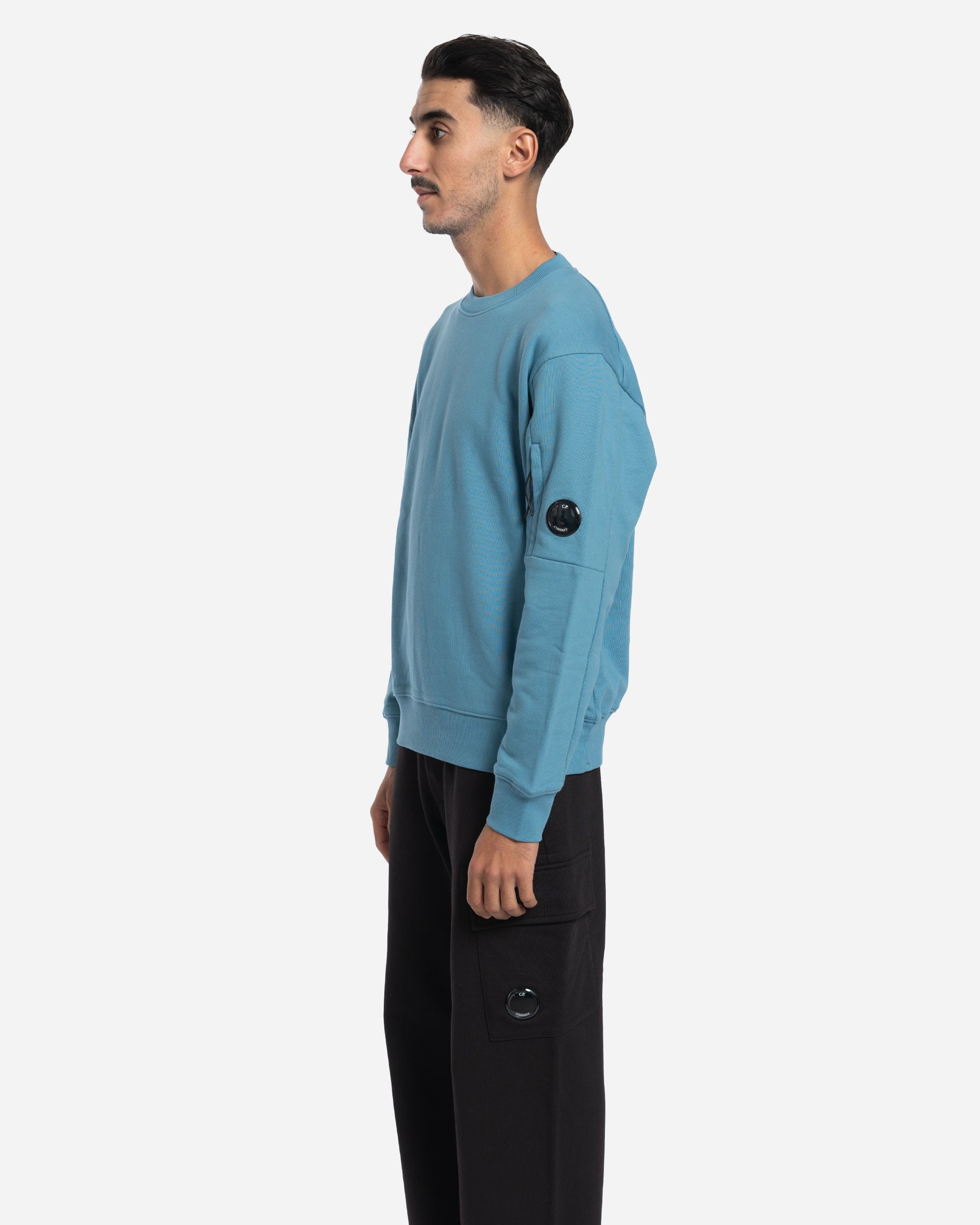 Sweatshirt Ras du Cou en Coton Brossé