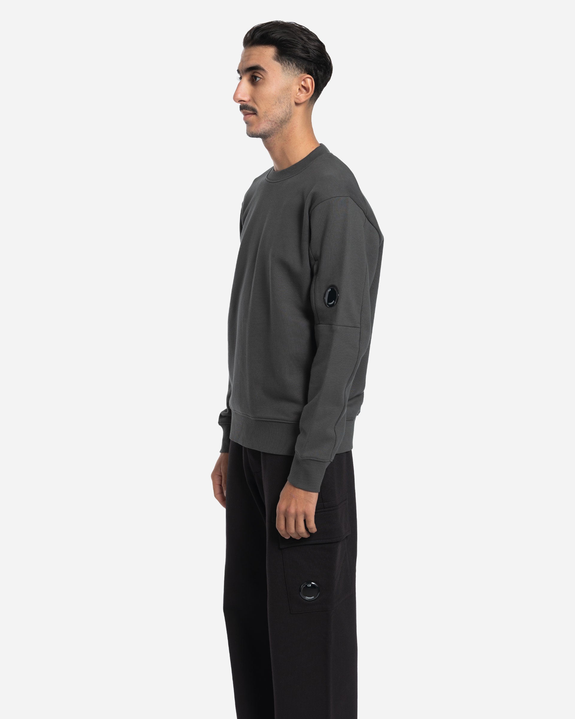 Sweatshirt Ras du Cou en Coton Brossé