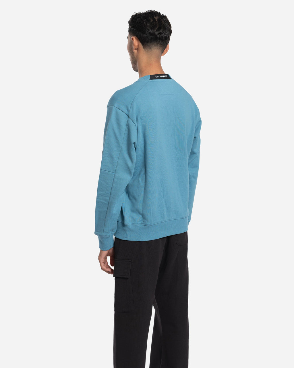 Sweatshirt Ras du Cou en Coton Brossé