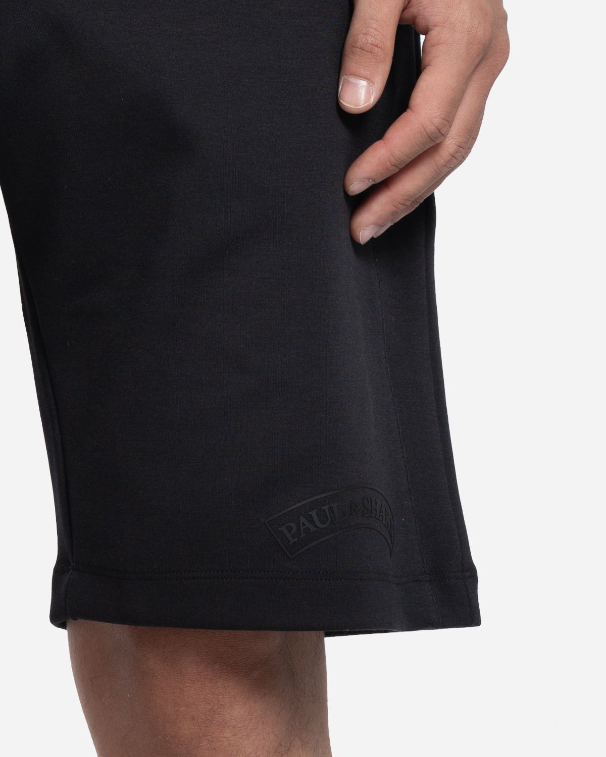 Short en Coton avec Logo Print