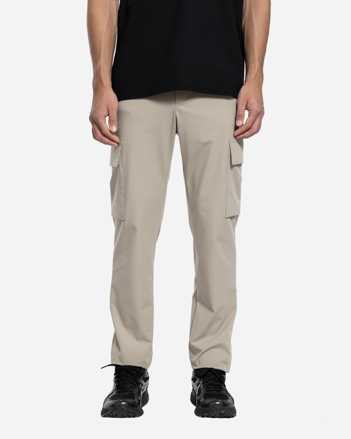 Pantalon Cargo en Nylon Stretch