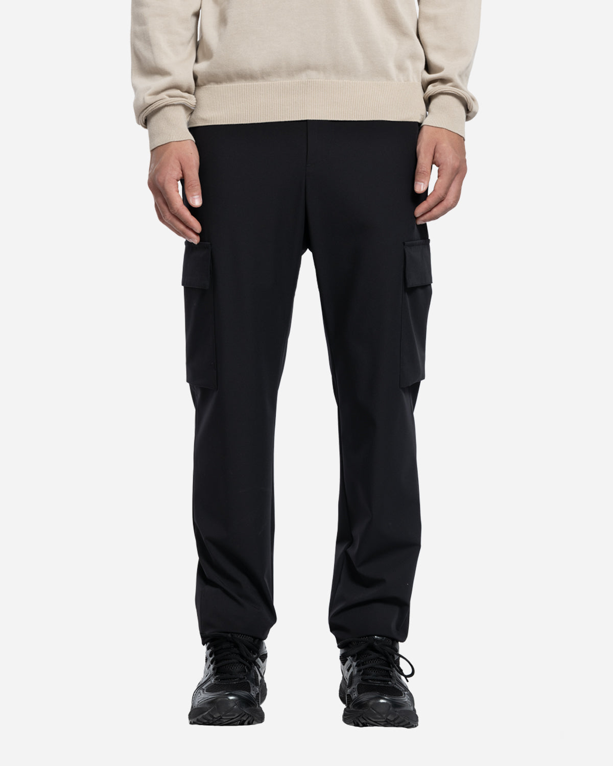 Pantalon Cargo en Nylon Stretch