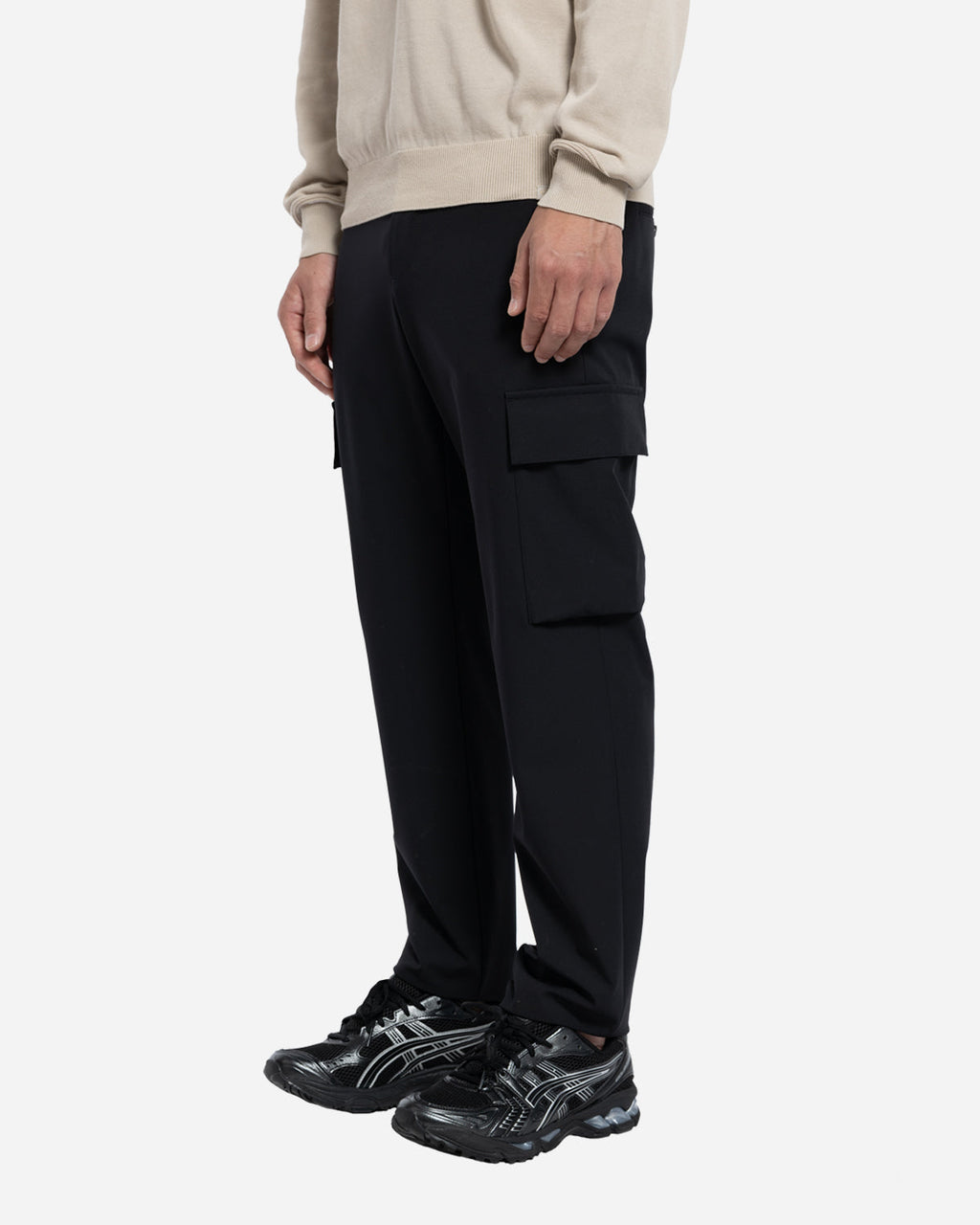 Pantalon Cargo en Nylon Stretch