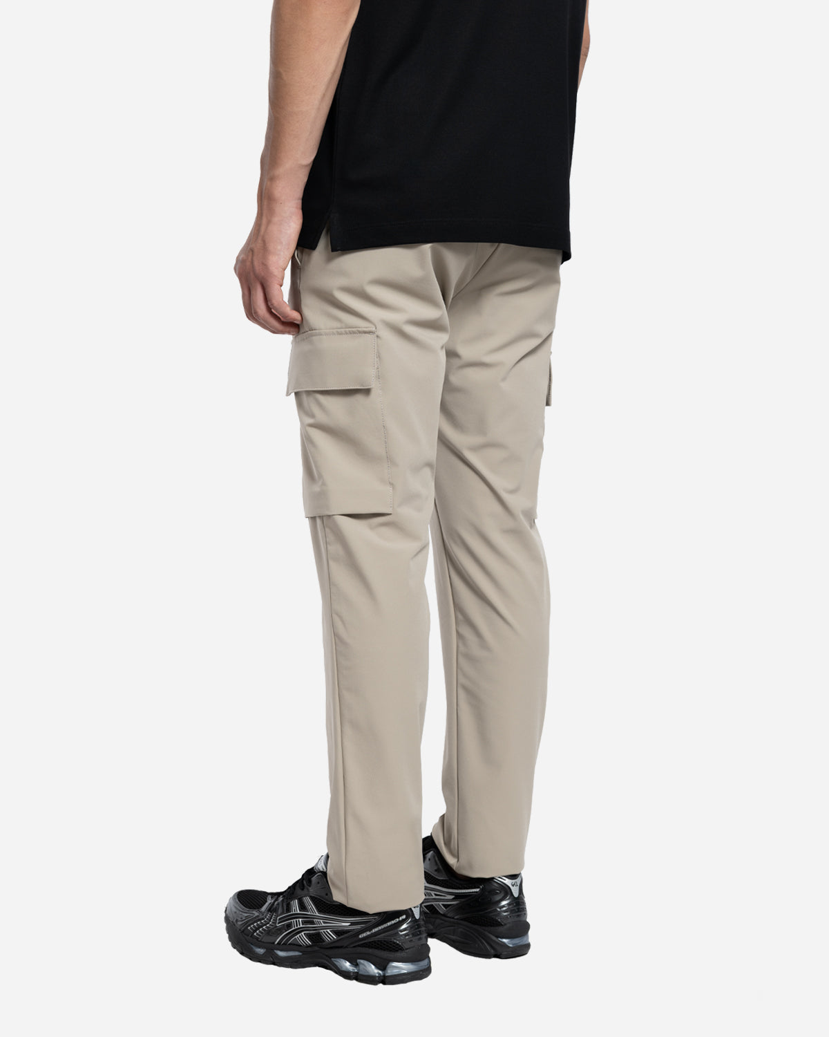 Pantalon Cargo en Nylon Stretch