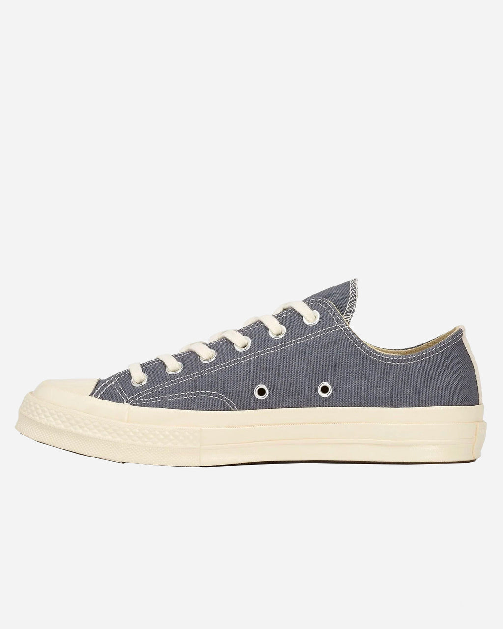 CDG Play x Converse Chuck 70 Low Steel Gray