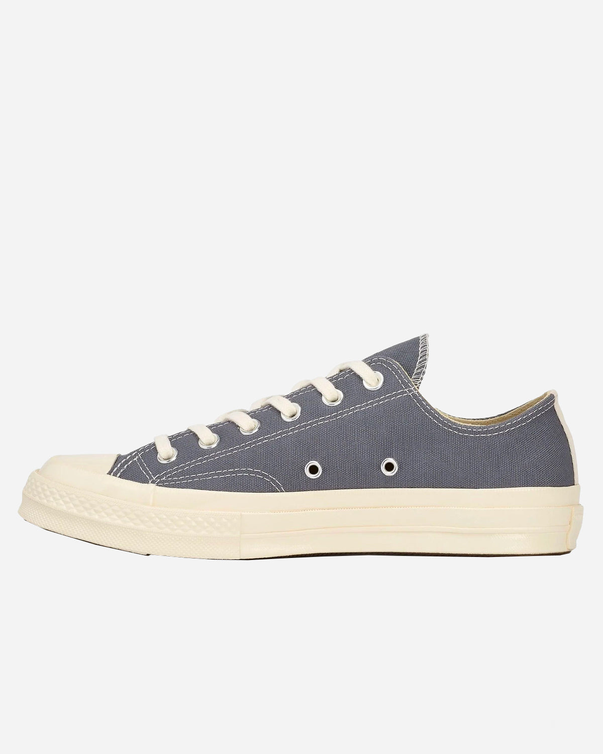 CDG Play x Converse Chuck 70 Low Steel Gray