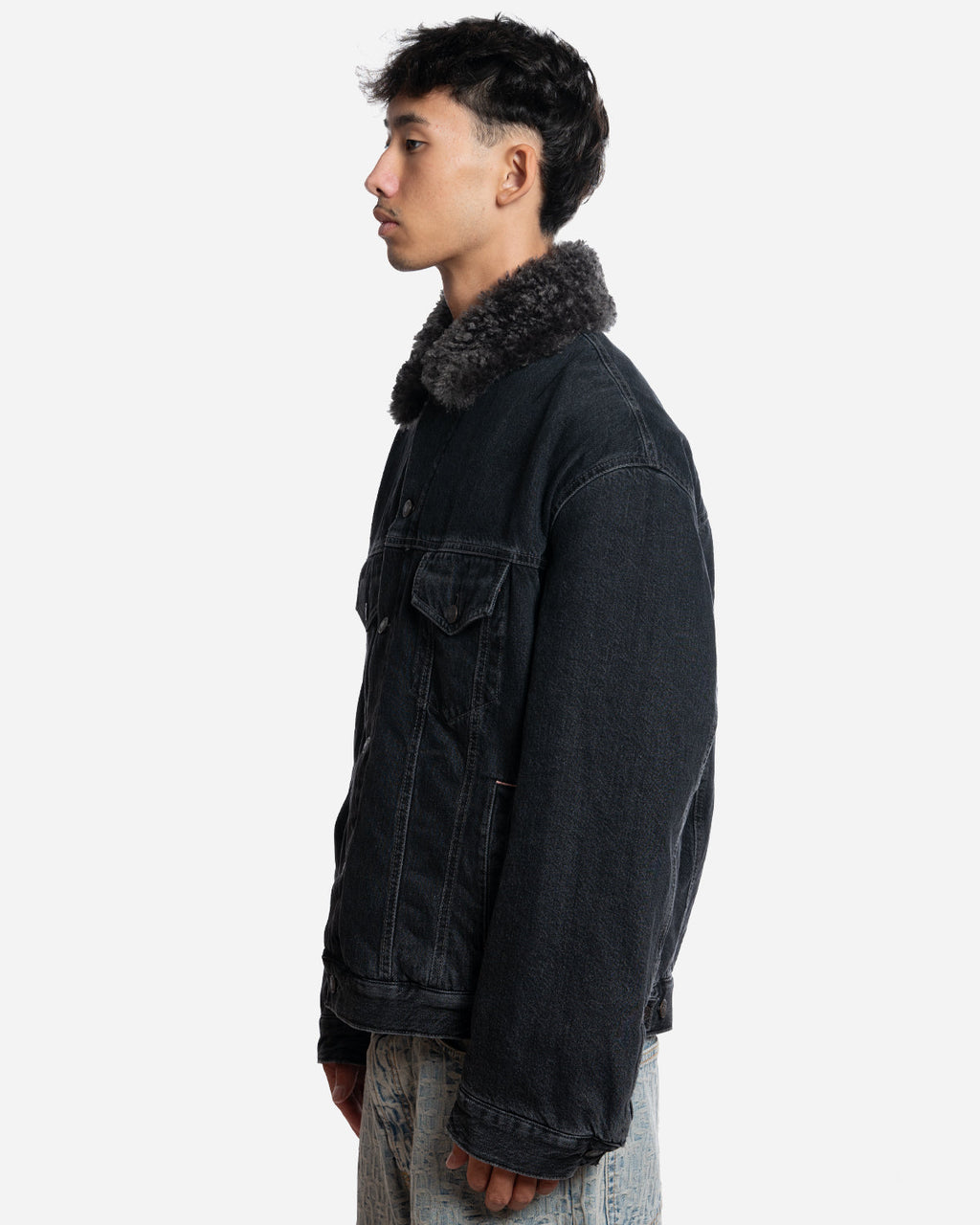 Veste en Denim Matelassée