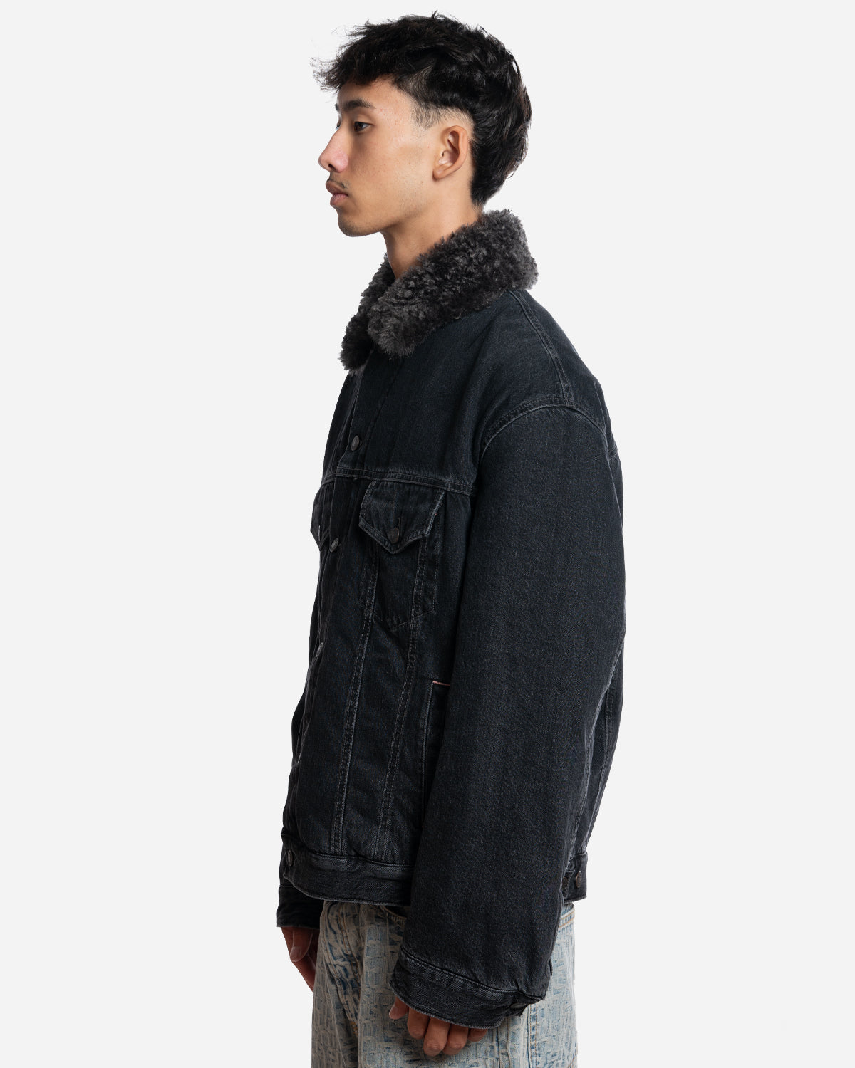 Veste en Denim Matelassée