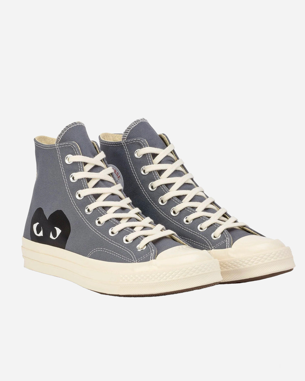 CDG Play x Converse Chuck 70 High Steel Gray