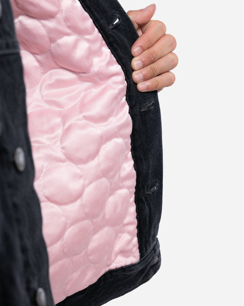 Veste en Denim Matelassée