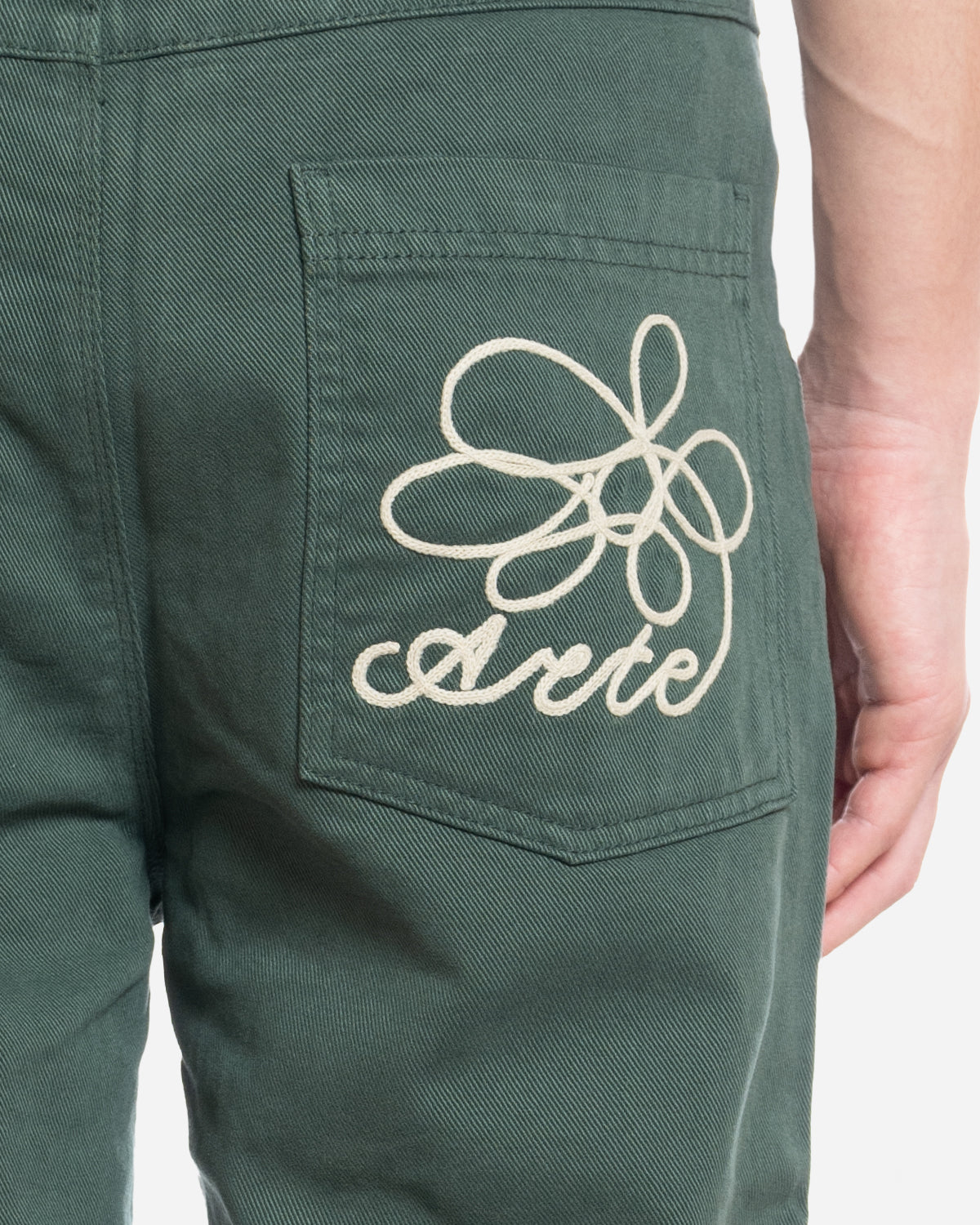 Pantalon à Poches Brodées