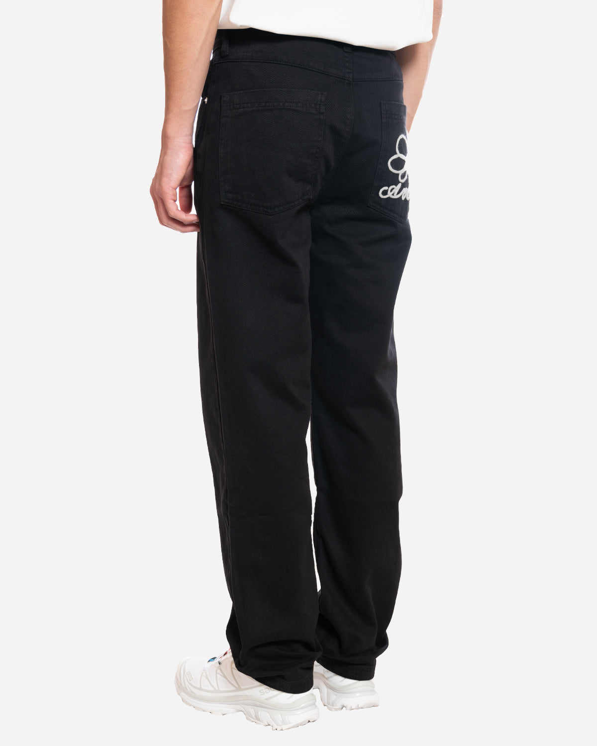 Pantalon à Poches Brodées