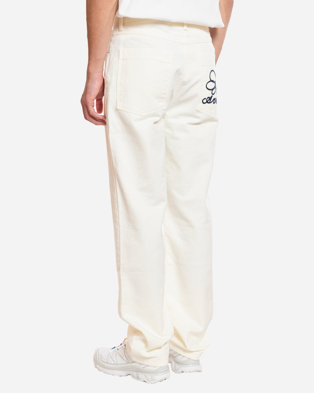 Pantalon à Poches Brodées