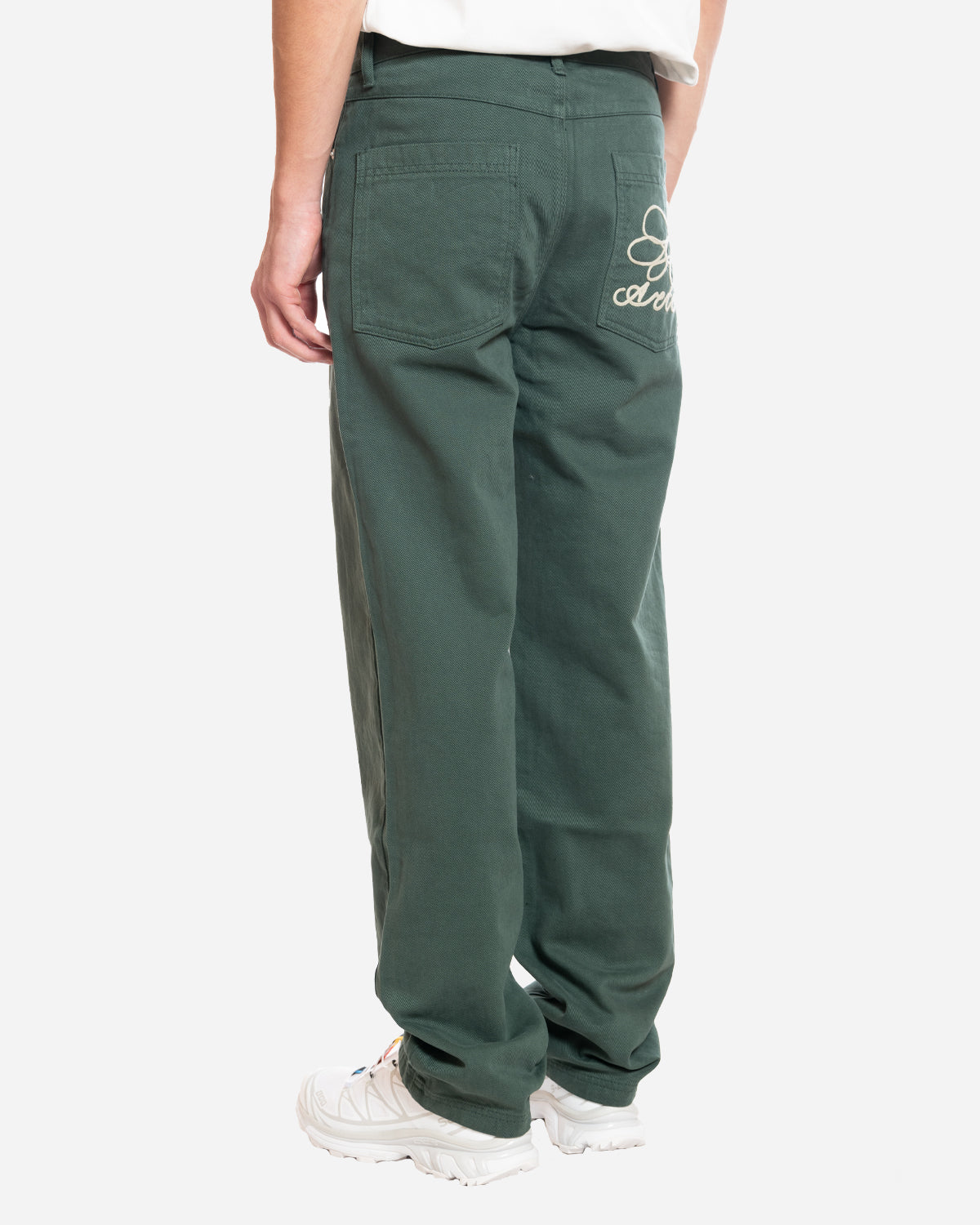 Pantalon à Poches Brodées