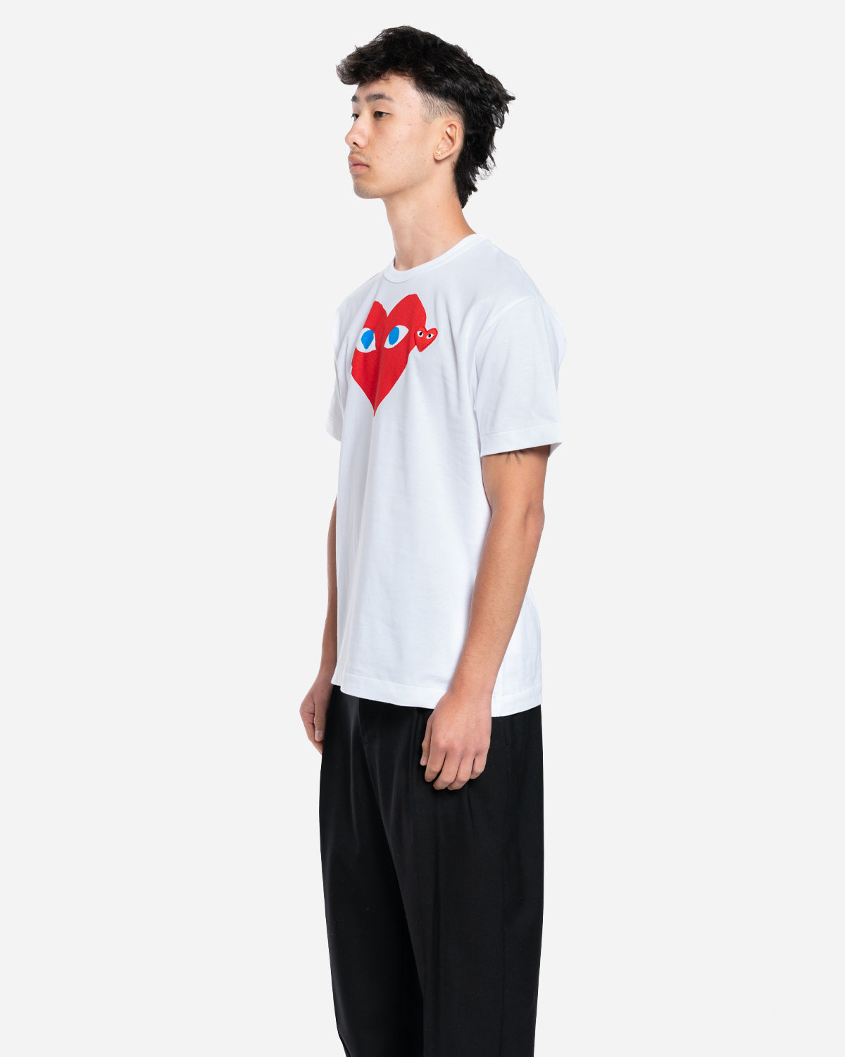 T-Shirt Blue Eyes Red Heart