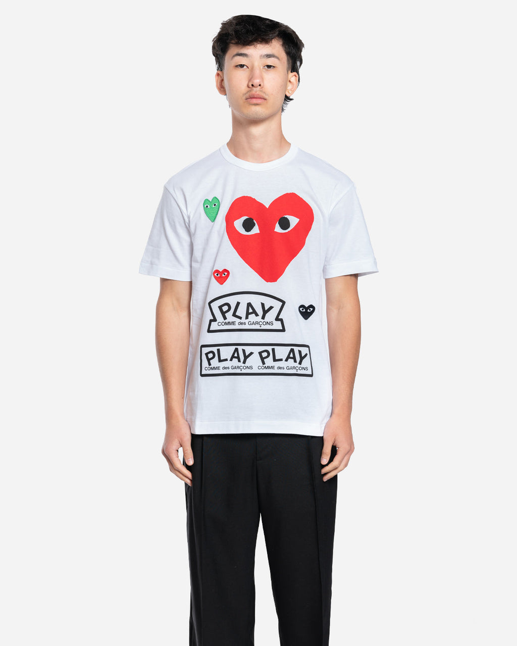 T-Shirt Multi Logo Red Heart