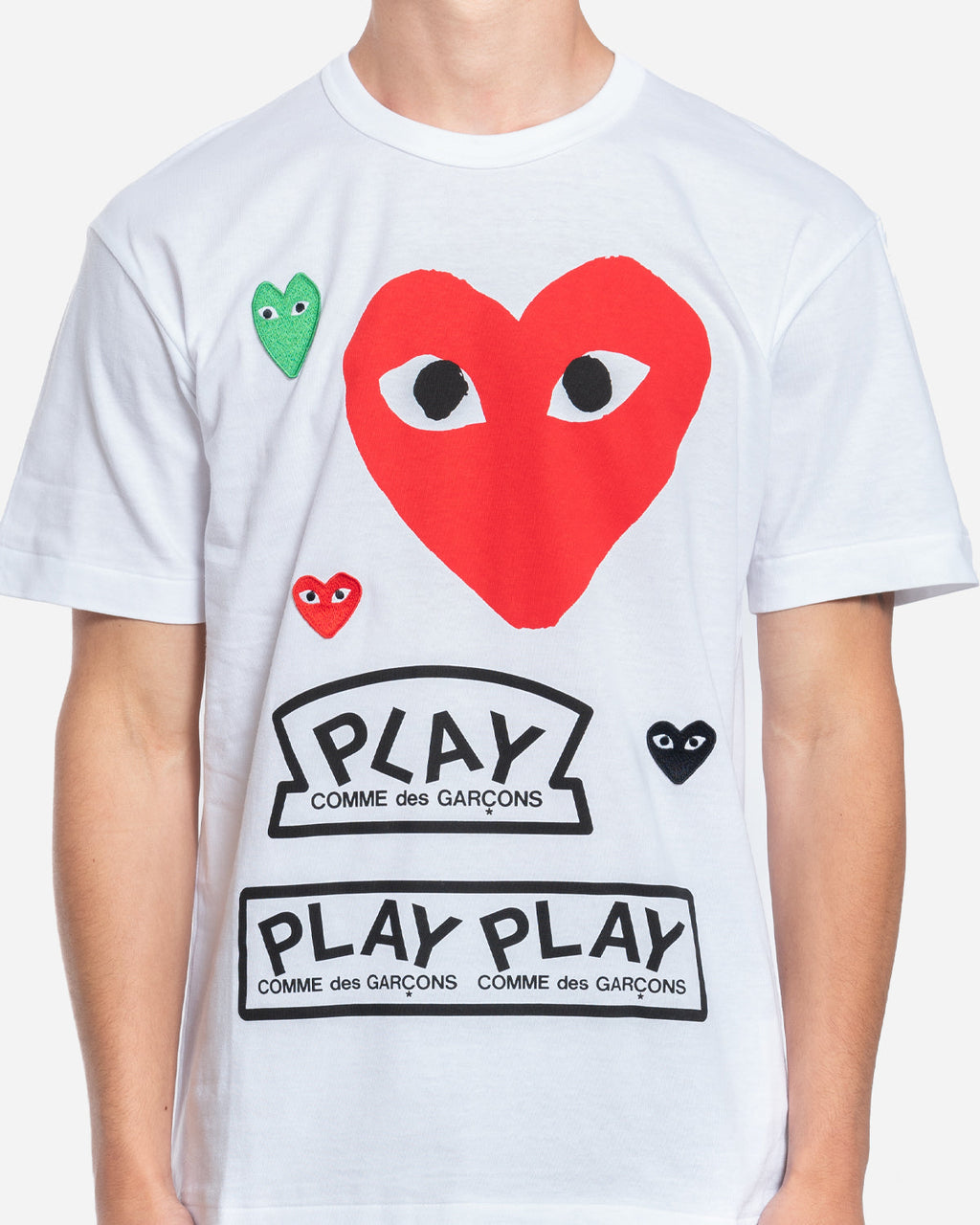 T-Shirt Multi Logo Red Heart