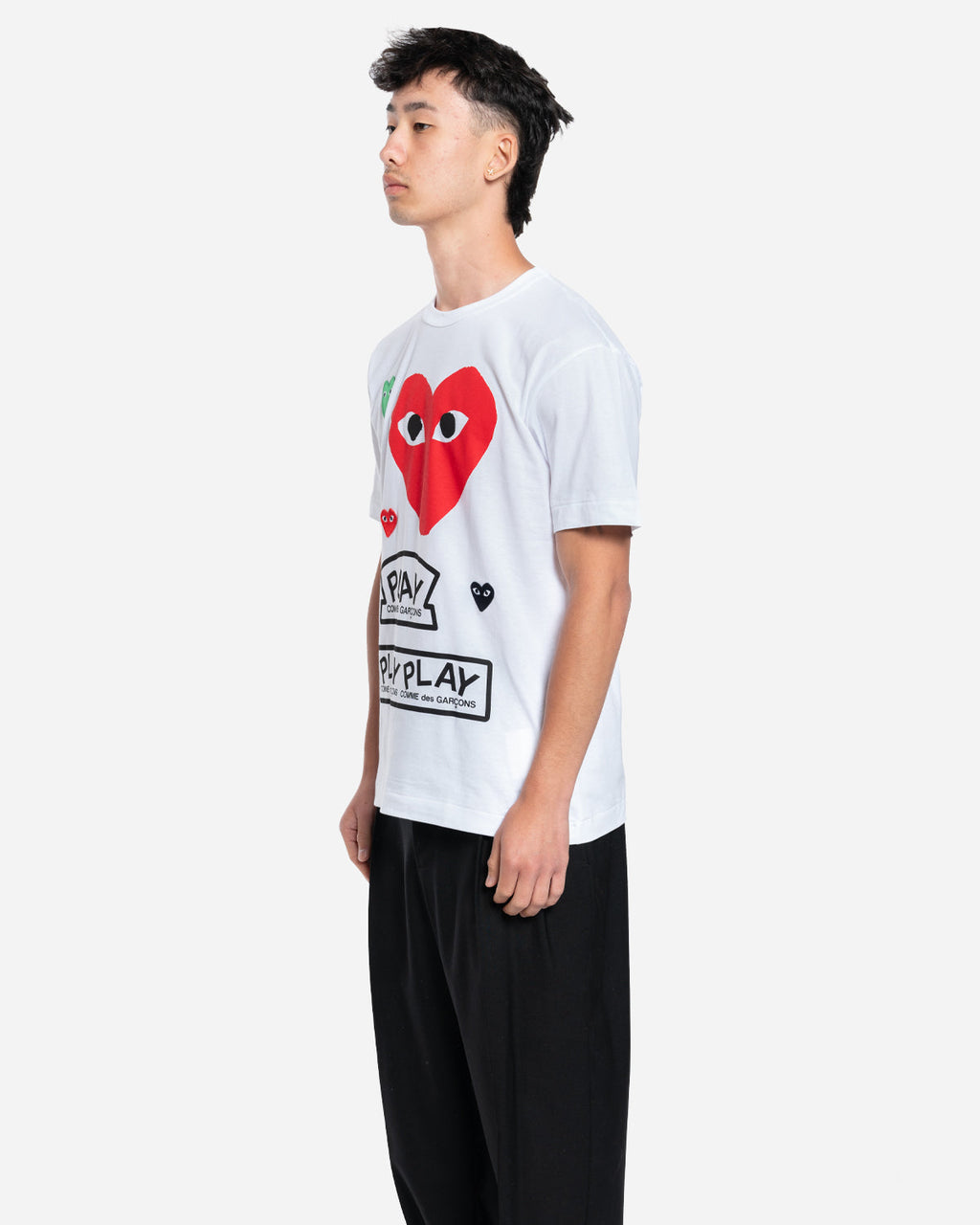 T-Shirt Multi Logo Red Heart