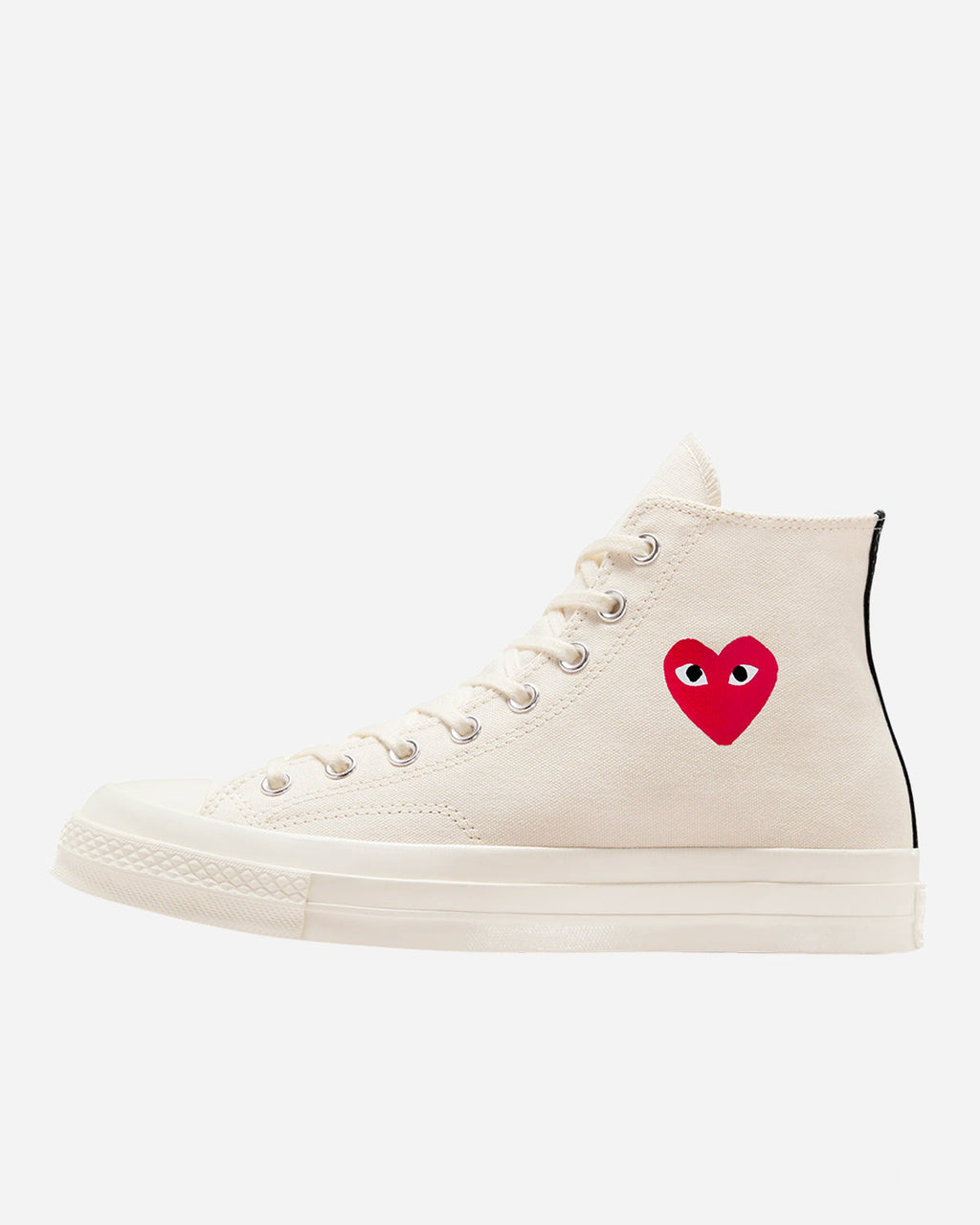 CDG Play x Converse Chuck 70 Hi Top Small Heart White