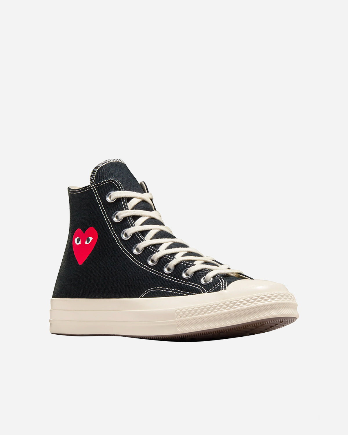 CDG Play x Converse Chuck 70 Hi Top Small Heart Black