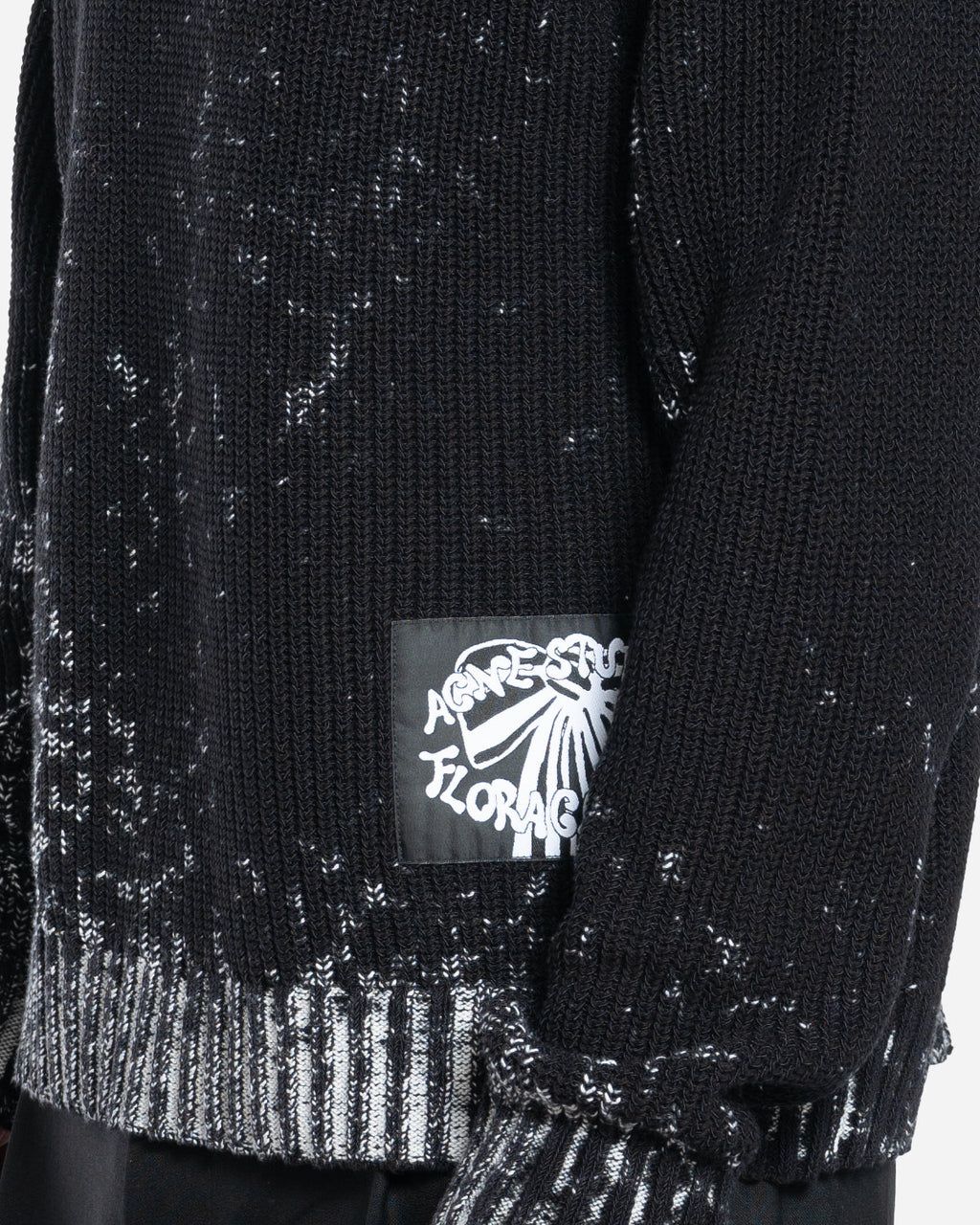 Pull à Col Rond Décoloré