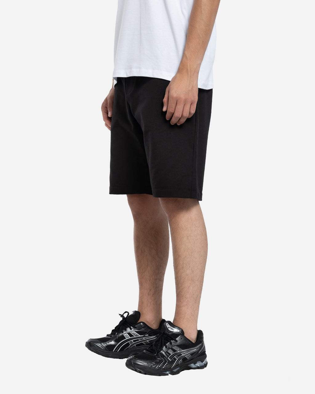 Short en Coton avec Logo Brodé