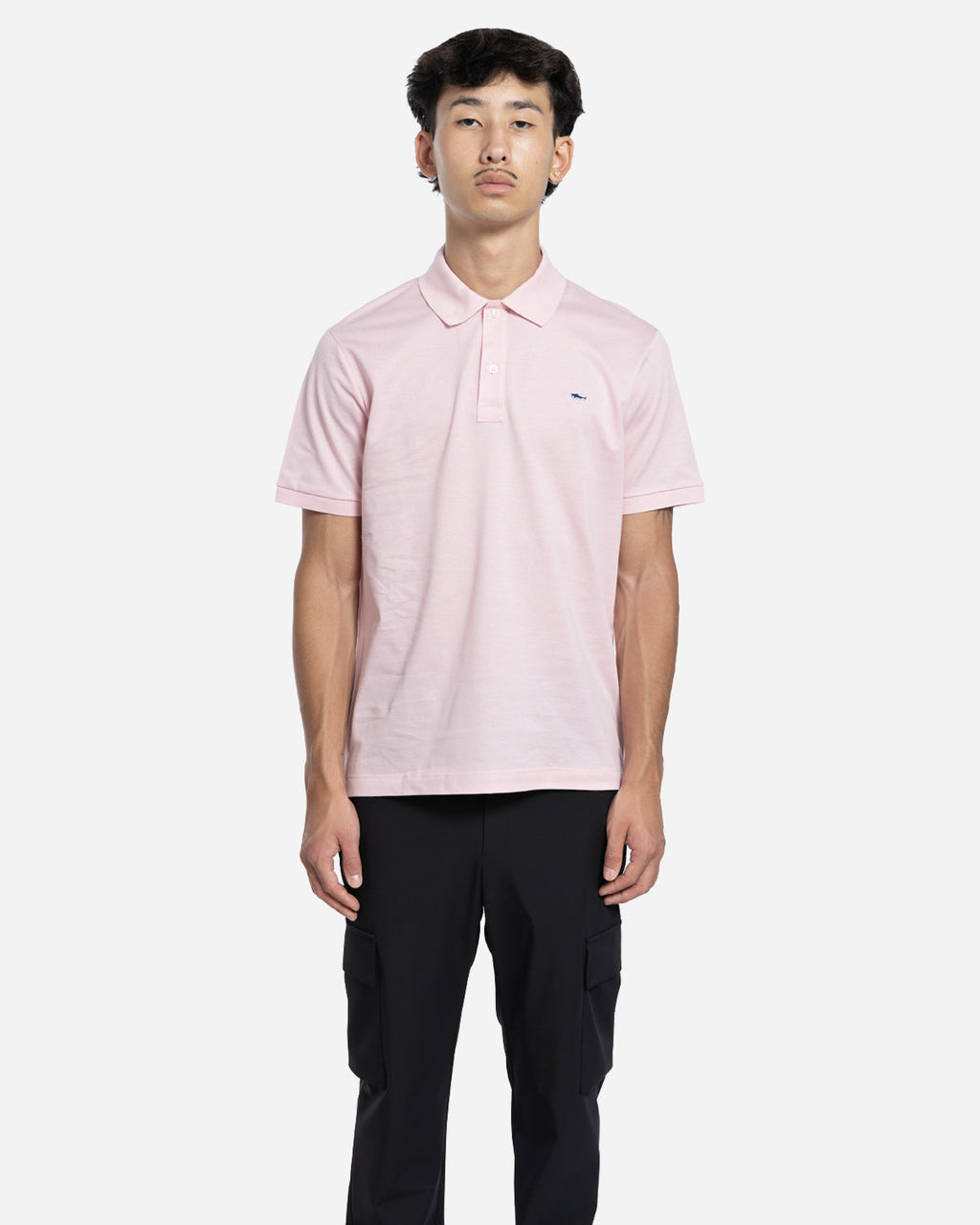 Polo en Coton avec Logo Brodé