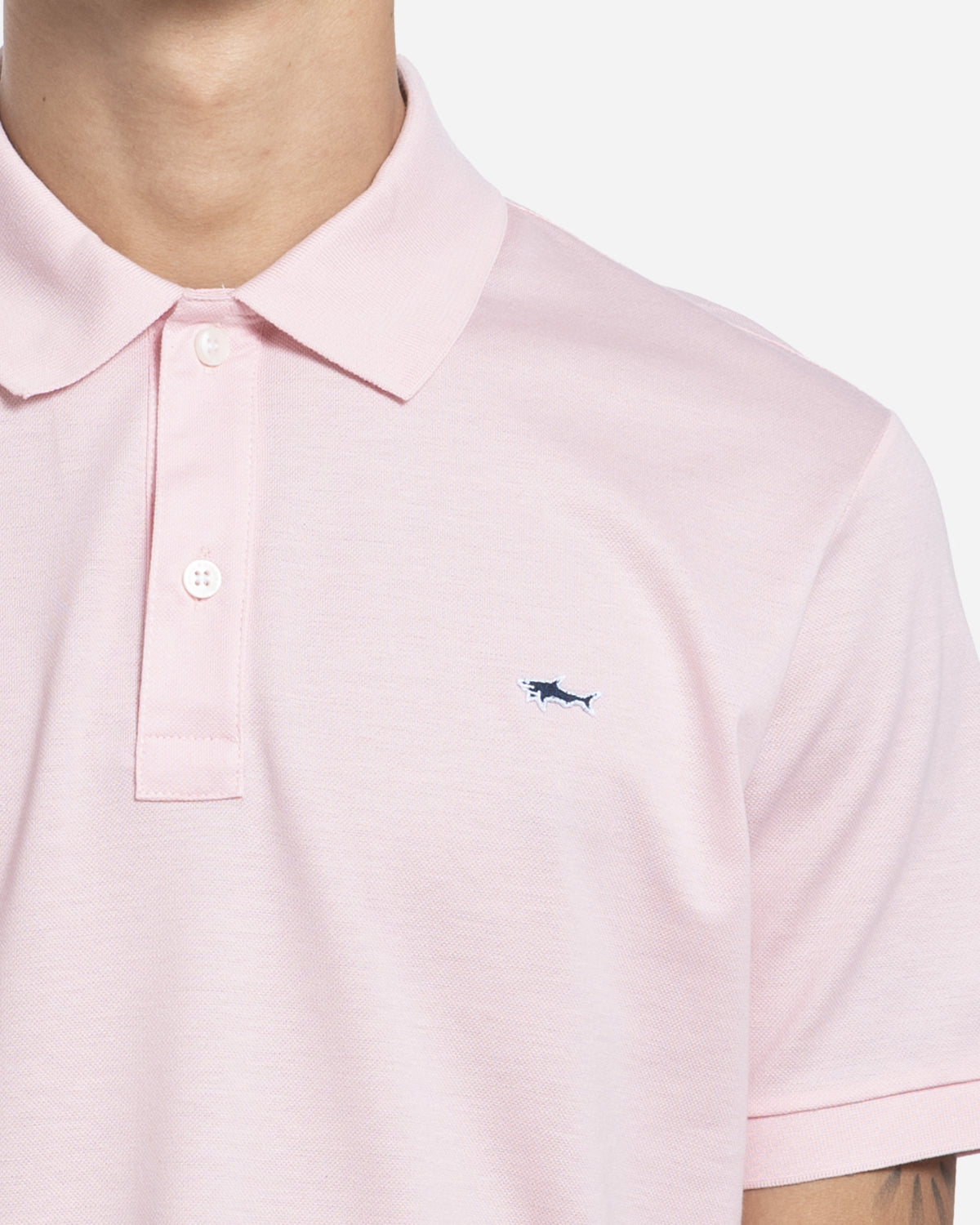 Polo en Coton avec Logo Brodé