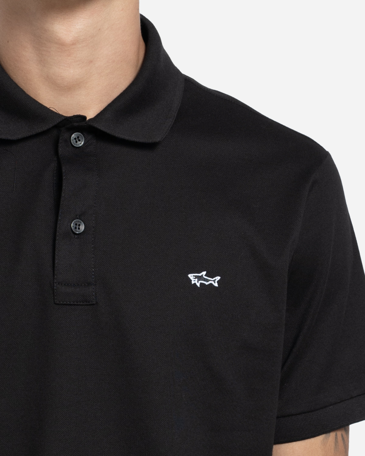 Polo en Coton avec Logo Brodé